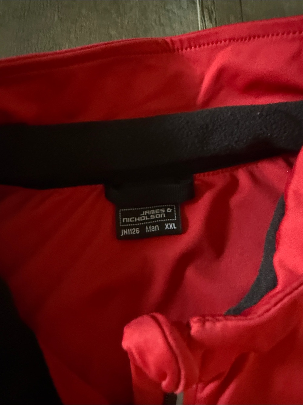 Men’s Red Softshell Jacket - Picture 2 of 15